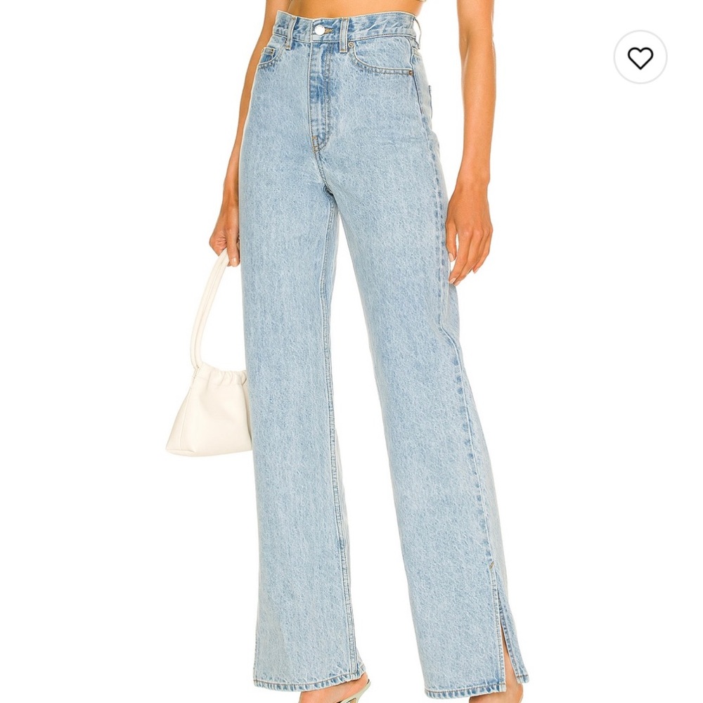 Revolve Dr Denim High Waisted Jean with split hem